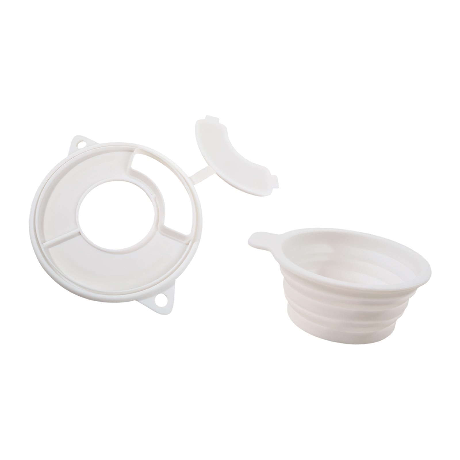 Msioytog Silicone Splash Guard and Measuring Cup Set for Stand Mixer Perfect for Baking Without Mess Baking Rudiments Set