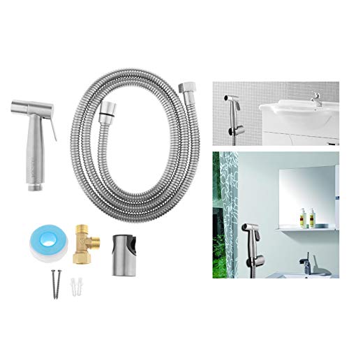homozy Chuveiro de Mão com Ducha Higiênica Bidê com Jato de água Lavador de Jato de água para Animai