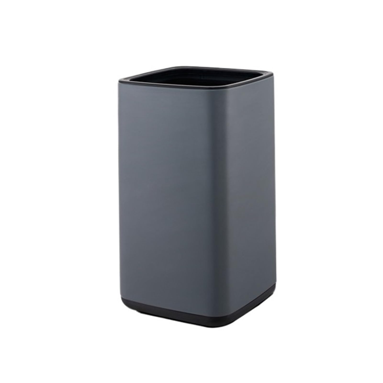 ZYYANSHOP Trash Cans Open Top Trash Can,Rectangle Rubbish Bin for Kitchen Bathroom Living Room Office Wastebasket Garbage(Gris)