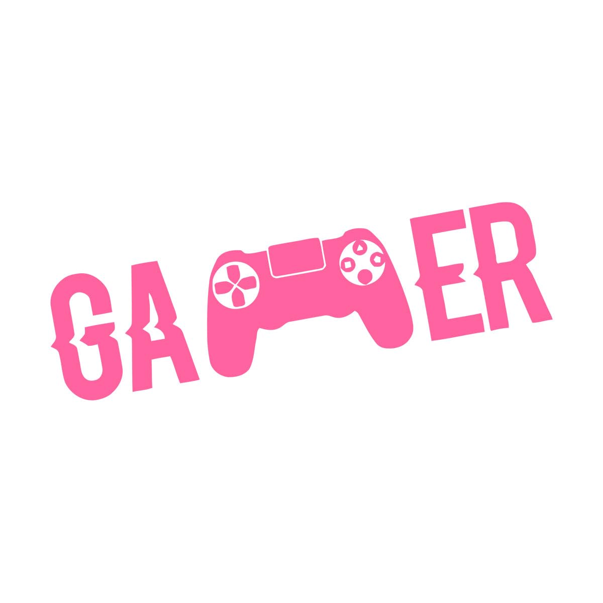 GameBox Video Game Controller wall Decals Gamer DIY wall Decal Gamer wall Sticker for Kids Bedroom Vinyl Wall Art Mural Small - 11x42cm