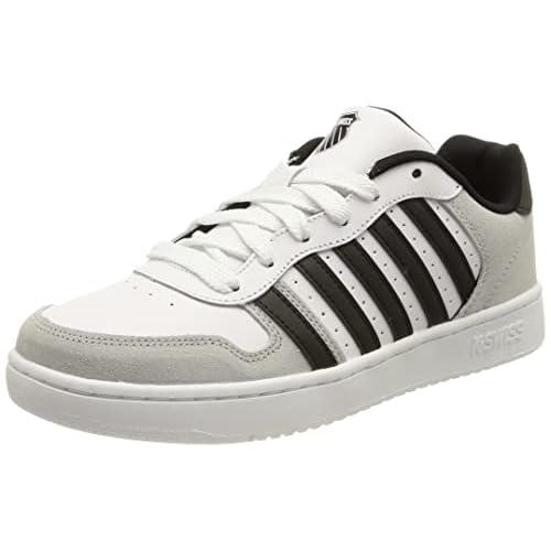 K-SWISS Men's Court Palisades Sneaker 7 White/Gray/Blk