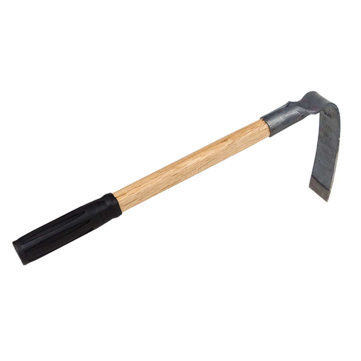 TOYANDONA Azada para Desherbar y Excavar Pequeña Mango de Madera Ergonómico de Acero Herramienta Práctica para Jardinería y Agricultura en Exteriores y Huertos