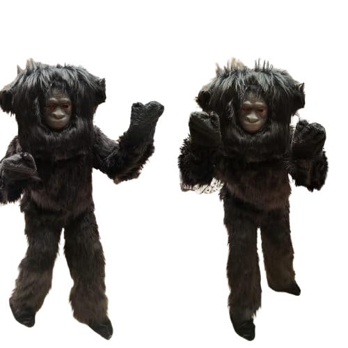 gajus Gorilla Kong Fur Fancy Dress Black Costume With Mask And Gloves For Adult (B0C812F6Q4) Amazon Price History, Amazon Price Tracker