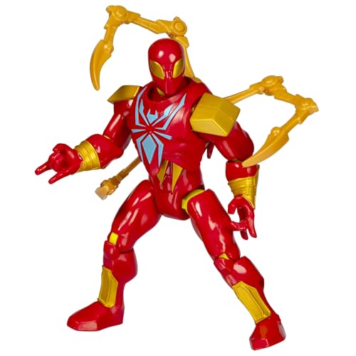 MixMashers Marvel Spider-Man, Deluxe Iron Spider Figure to Mix and Combine with Accessories