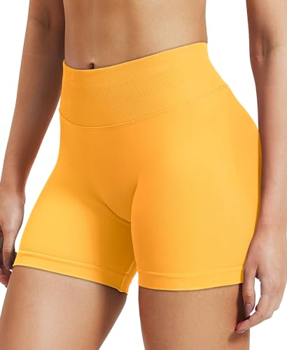 Image of VOYJOY Women Workout Impact Shorts 2.5 inch / 3.6 inch / 4.5 inch / 6 inch Scrunch Butt Booty | Tummy Control, High Waisted, Bike Short, Gentle Compression, for Women