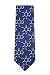 Caffeine Molecule Navy Blue Microfiber Tie