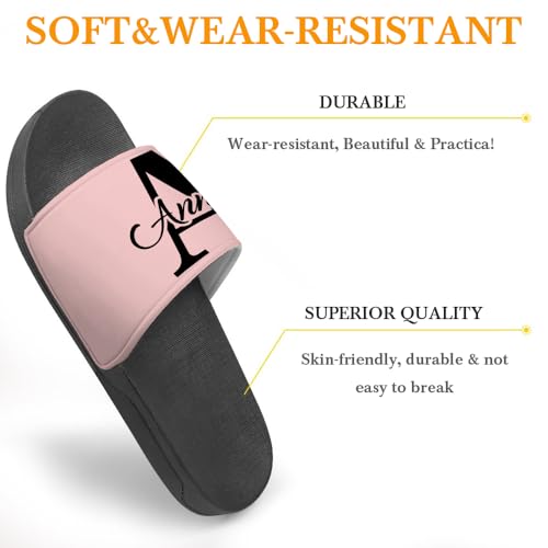 Custom Slides Slippers, Personalized Slippers Sandals with Picture Text, Indoor Outdoor Comfort Sandals, Custom Open Toe Shoes Gifts for Women Men Kids Couples Family, Non Slip Shower Beach Slides3
