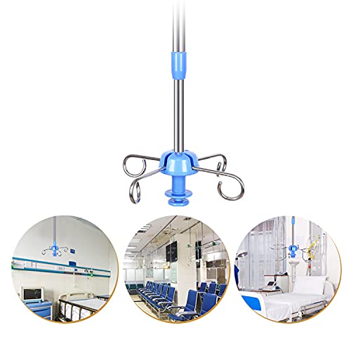 Infusionsständer, Tragbarer Infusionsständer Mit Seilzug Für Deckenwände, Höhenverstellbarer Hängender Infusionsständer,C