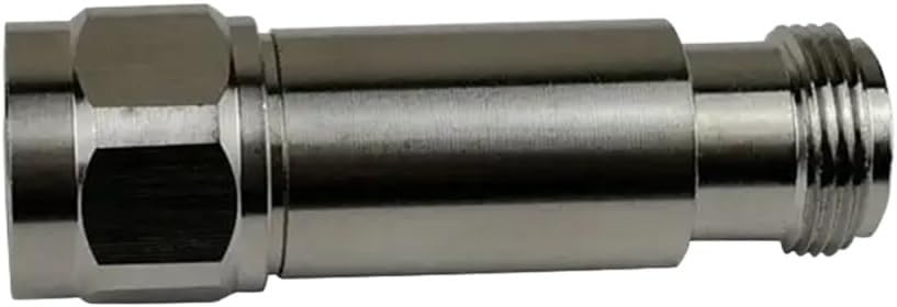 5W N-Type RF Coaxial Fixed Attenuator 1db,2db,3db.5db,6db.10db.15db.20db.30db,40dB,50dB, DC-4GHz 50ohm(10db,4G)