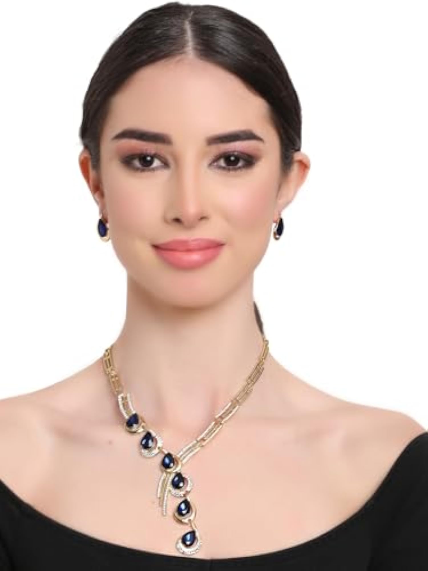 Stylish Crystal Necklace Set for Women