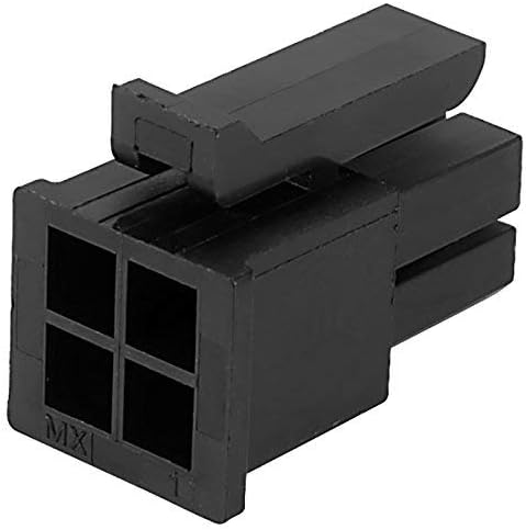 Micro-Fit 3.0 dual row (4 Circuits) Male & Female receptacle plug, w/Terminal sockets, (Pack of 5 Set)