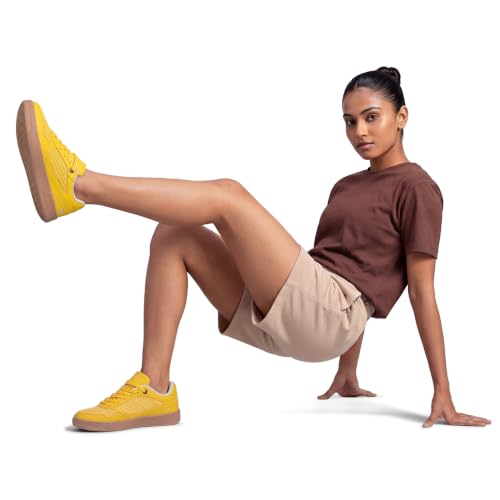 Image of Neeman's Remix Modish Sneakers for Men & Women | Retro Inspired Y2K Streetwear Unisex Casual Shoes | Breathable Knit Upper with Dual Density Cushioning | Lightweight Comfortable Lace- Up Footwear