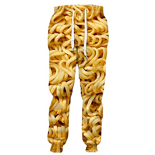 Pantalon de jogging unisexe confortable à motif 3D amusant taille 4