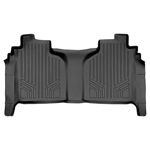 MAXLINER Floor Mats 2nd Row Liner for 2019-2025 Chevrolet Silverado 1500