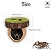 Jumping Spider Hideout - Magnetic Hiding Habitat, Climbing Platform, Handmade Fence Accessory From Natural Materials, Suitable for Small Insects