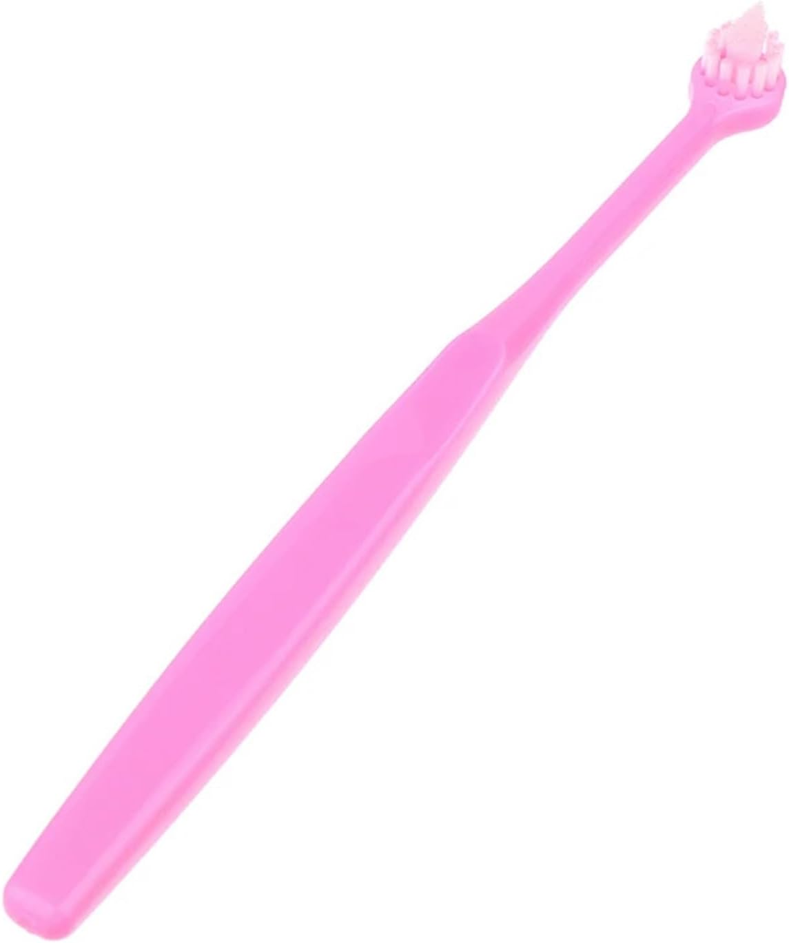 1Pc Interdental Brush Single-Beam Soft Toothbrush Small Head Bristles for Adult Oral Care and Teeth Cleaning(Pink)