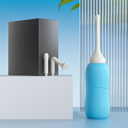 Analdusche für Analverkehr Podusche für Frau - 220ML Po Dusche mit Doppeldüse Intimpflege Damenu Intimdusche Wochenbett Einlaufgerät Darmreinigung Klistier zur Darmspülung Analdusche für Männer & Frau