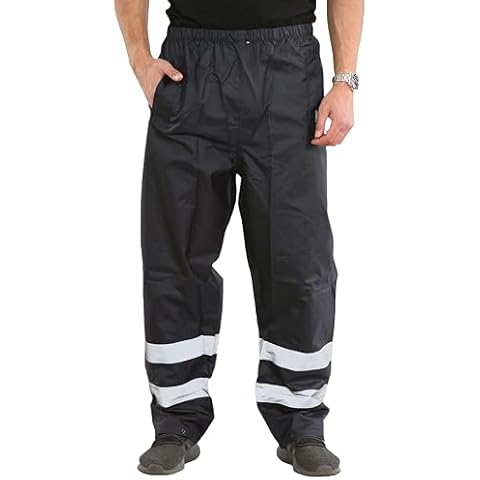 kraftd Hi Vis Waterproof Rain Trousers Cover