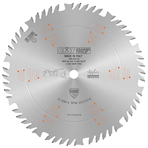 CMT 285.650.10 Orange Chrome Combination Blade