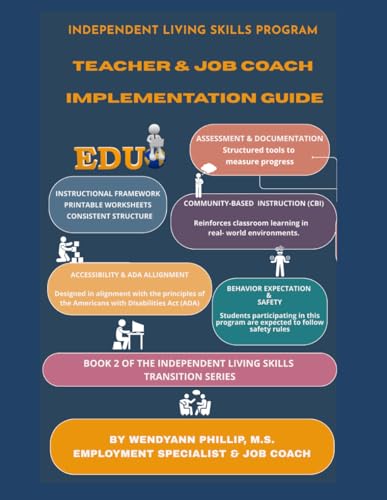 Independent Living Skills Program – Teacher & Job Coach Implementation Guide | Book 2: Teacher & Job Coach Implementation Guide Instructional ... Skills Program: Transition Curriculum Series)