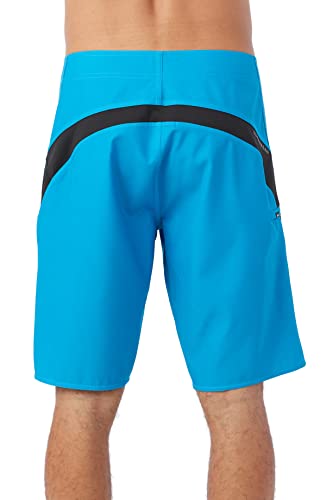 O'NEILL Men's 21 Inch S-Seam Boardshorts - Water Resistant Swim Trunks for Men with Quick Dry Stretch Fabric and Pockets,Electric Blue 1,293