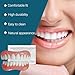 Adjustable Snap-On Dentures Set, Upper and Lower, Lightweight Comfort Fit, Natural Looking