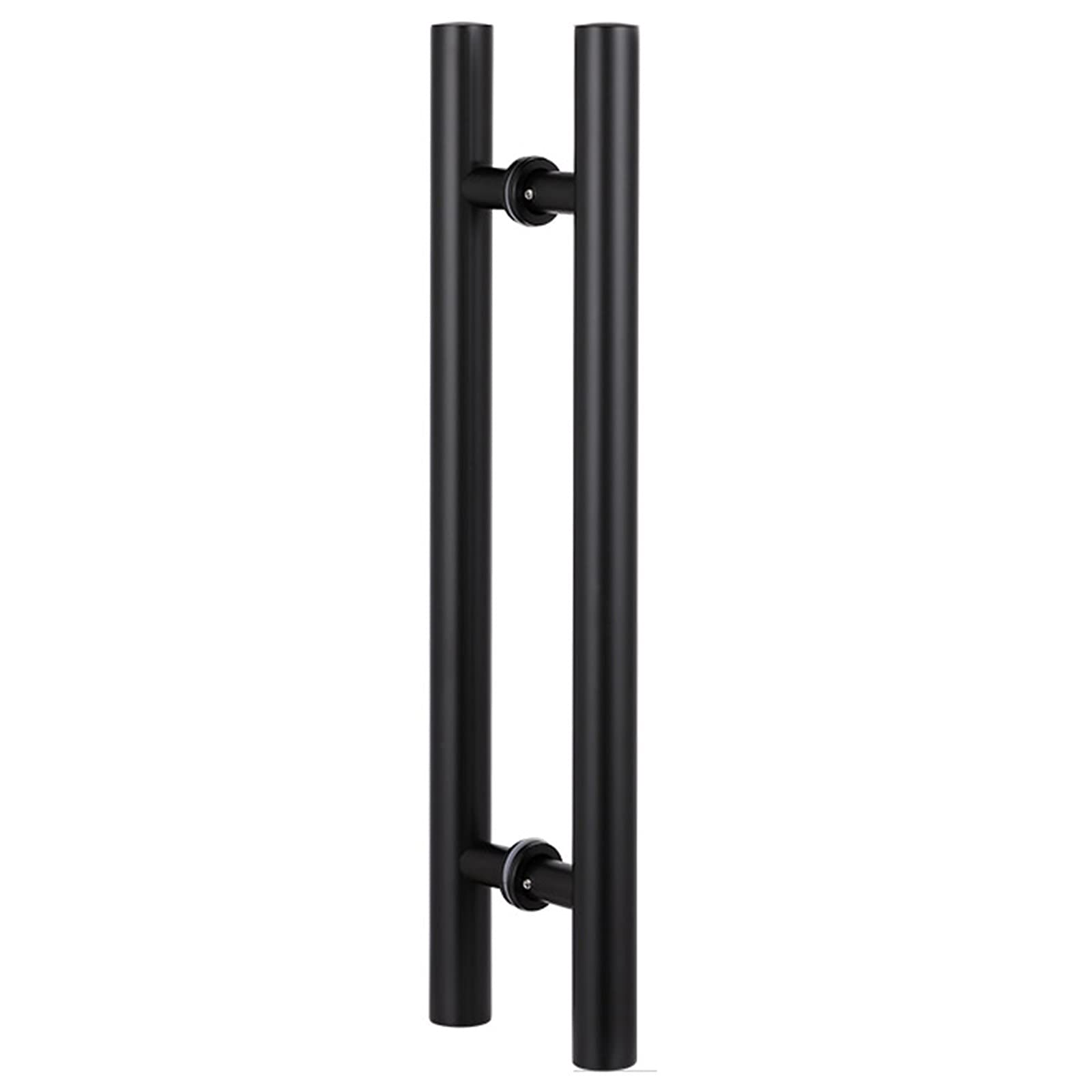 BHGFYXBS Modern Sliding Barn Door Handle,Entry Glass Shower Push Pull Door Handle,24/31/39/47/59 Inch,H Sround Bar Double-Sided Ld 80Cm/2.6Ft,Matt Black-80Cm/2.6Ft,Matt Black-80Cm/2.6Ft