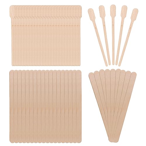 Lot de 250 bâtonnets de beauté pour épilation à la cire et à l'épilation, bâtons de beauté jetables pour salon de beauté