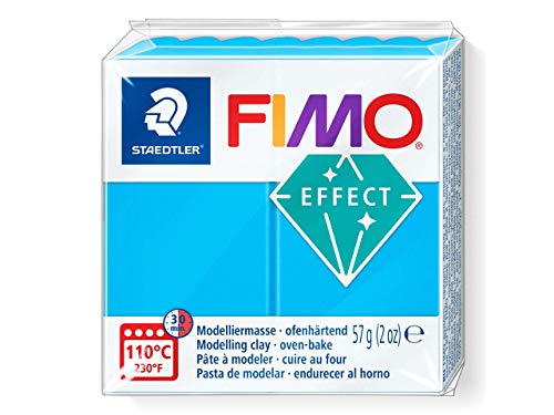Staedtler© Modelliermasse FIMO© soft - 57 g, transparent blau