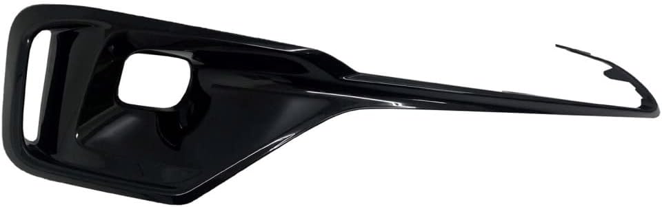 For Honda Accord 2021 2022 Fog Light Bezel Passenger Side Front | Sedan/Hybrid | Ornament Plate Sport 1.5 | EX Hybrid/EX-L | Painted Gloss Black | PP Plastic | Replacement For HO1039159, 71102-TVA-F10