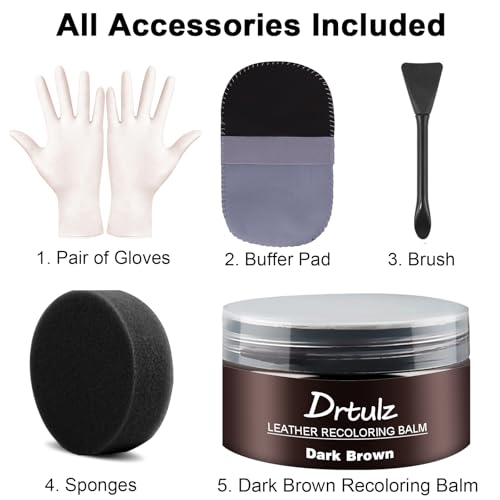 Leather Recoloring Balm, Leather Repair Kits for Couches