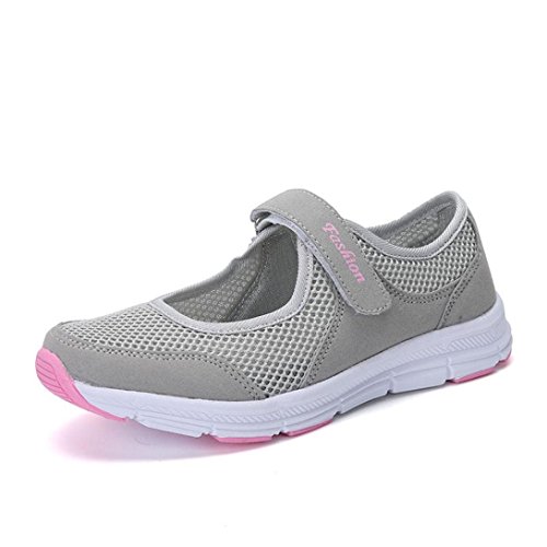 Casual Zapatos,ZARLLE Verano Zapatos Zapatillas Respirable Malla Mocasines Deportes Mujer Sneaker Malla Plataforma Sandalias Casual