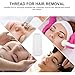 Didiseaon Thread for Hair Removal Machine Cotton Thread Replacement for Face Epilator Hair Removal Epilators Machine