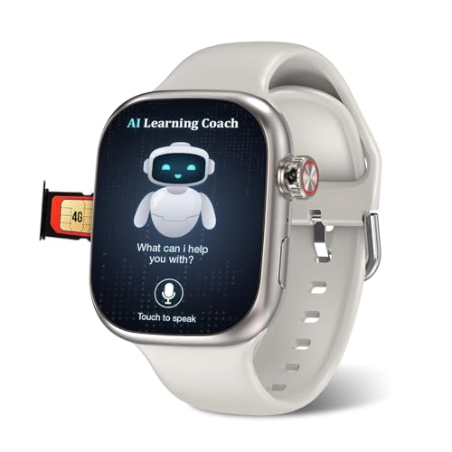 Image of Sekyo 'Neo Fit' 4G Smart Watch for Kids | AI Learning Coach, Whatsapp, Video Calling, GPS Tracker, Health Monitoring, Habit Coach| Edu-Games, Step Count, Camera, SOS, Geo Fence, Sim Card |Parental App
