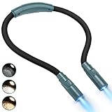 【Brazos Flexibles y Luz de Lectura de Bolsillo Portátil】La luz del libro para la lectura en la cama cubierta con ABS suave y cómodo de primera calidad, a prueba de sudor y wearability bendable y fuerte, se puede enrollar, torcido, doblado en cualquier forma, simple para crear la iluminación perfecta para usted ángulo en diferentes environments.Lightweight, puede caber fácilmente su maleta de mano o bolsillo, es una opción ideal para todos los aspectos.
