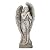 Outdoor Statues Angel Décor Garden Statue - 34 inch Large Garden Angels Outdoor Religious Statues Catholic Resin Concrete Finish Yard Patio Deck Home Entryway Hallway Sculpture 13.7 * 9.8 * 34 Inch