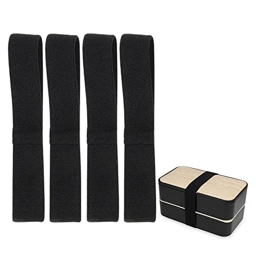Bento Box Strap, Bento Caja Correas, Caja de Bento Correas, Correas de Fijación de Contenedores de Almuerzo Bento Box Band para La Oficina en El Hogar, La Escuela, Los Viajes al Aire Libre, El Picnic