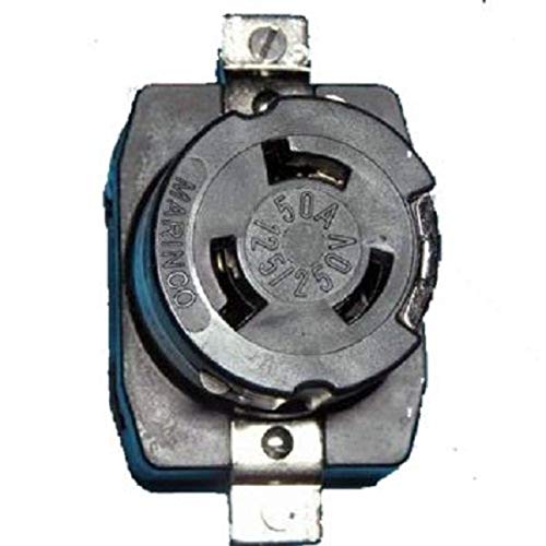 Réceptacle 50 A 125 V 250 V Marinco Power Products 6369CRS.OEM.NMS pour alimentation électrique