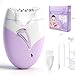 Epilator for Women, Cordless Electric Lady Face Shaver Mini Epilator with LED Light, Facial Epilator with 2 Speed, Rechargeable Trimmer Epilator Smooth Bikinis Trimmer Body Arm Leg Underarm