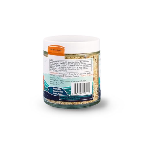 Barnacle Foods Everything Bagel Kelp Seasoning | 2.5 oz. | Classic Bagel Topper | Great for Meat, Tempura Add-In, Scrambled Eggs & Toast| Made in Alaska | 1 Pack