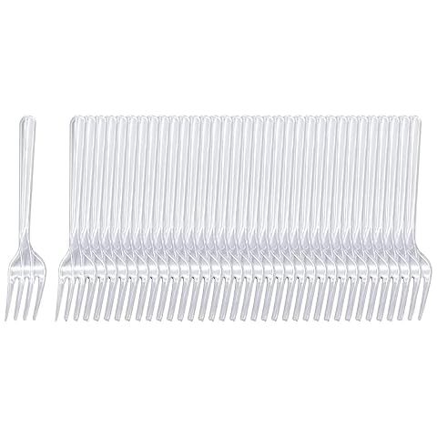 WeddHuis Fourchettes Réutilisables 100 pièces Cover
