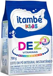 LEITE EM PÓ INTEGRAL INSTANTÂNEO 10 VITAMINAS ITAMBÉ POUCH 700G