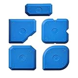 MUNZE 5 Pezzi Strumenti Per Calafataggio,Raschietto Spatola Per Sigillante,Spatola Per Giu...