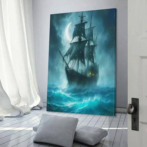 Image sur toile navire premium 16x24inch au rendu tableau artistique haute définition