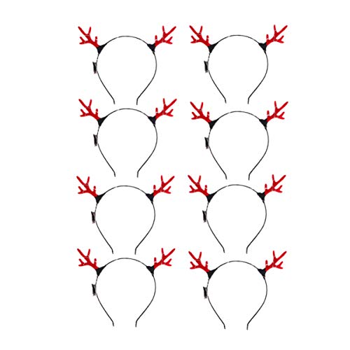 SOLUSTRE Lot de 8 bandeaux de Noël lumineux LED pour fête Cosplay Couleur aléatoire Cover