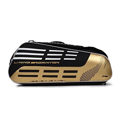 Image of Li-Ning Parallel Badminton Kit Bag (Black /Gold)
