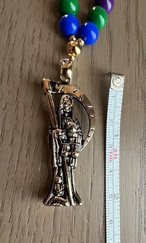 Chavarrieta Holy Death’s 7 powers rosary. Rosario 7 potencias de la Santa Muerte.4