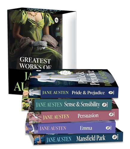 Greatest Works of Jane Austen (Set of 5 Books)