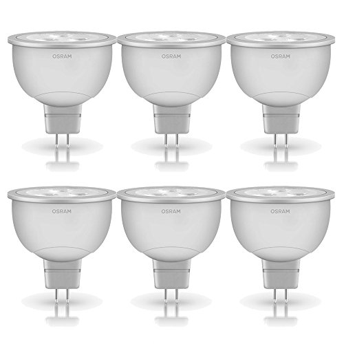 6 X OSRAM LED Star MR16 riflettore 3,5 W = 20 W