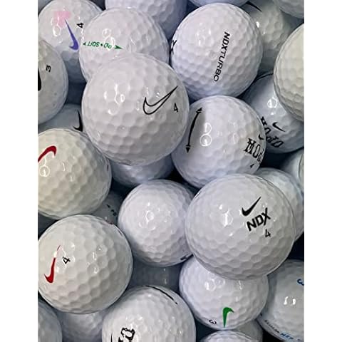 pro lake balls NIKE Golf Balls - Pearl/Grade A lake balls (used not new) choose 12 or 24 (24), White Cover